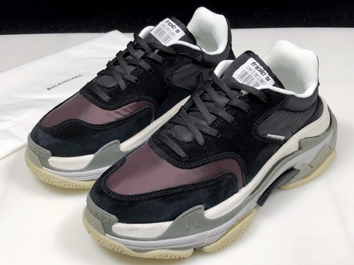balenga triple s black burgundy 514008 w09s1 1058