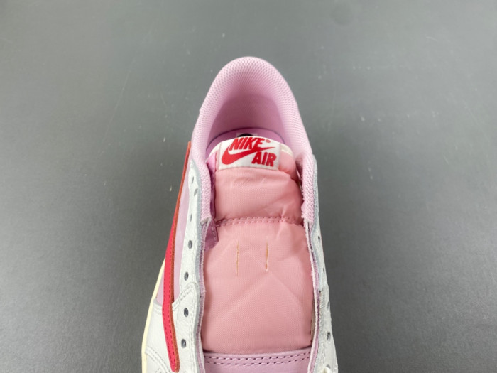 Travis Scott × AJ1 Low "Shy Pink" IQ7604-101