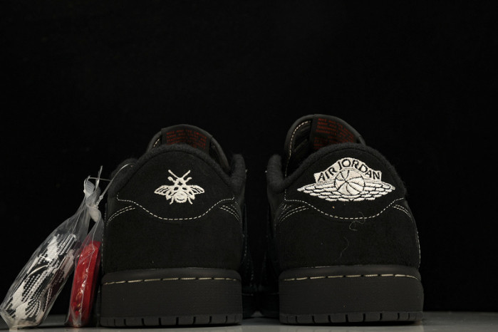 travis scott x air jordan 1 low og “black/phanT0m” dm7866-001