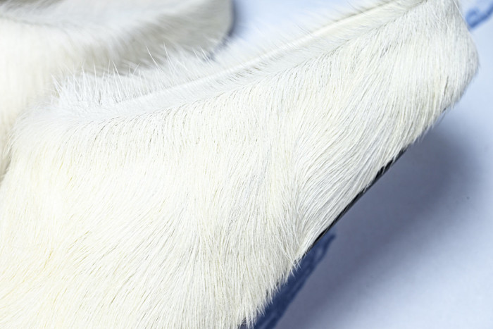 MA SLIDE WHITE FUSSBETT SABOT LOAFERS MAR-019
