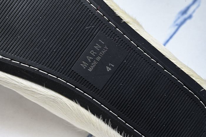MA SLIDE WHITE FUSSBETT SABOT LOAFERS MAR-019