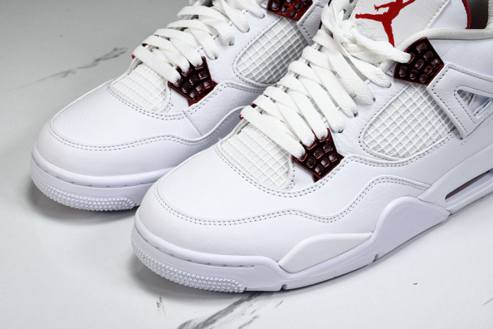 Jordan 4 Retro "White University Red" CT8527-112