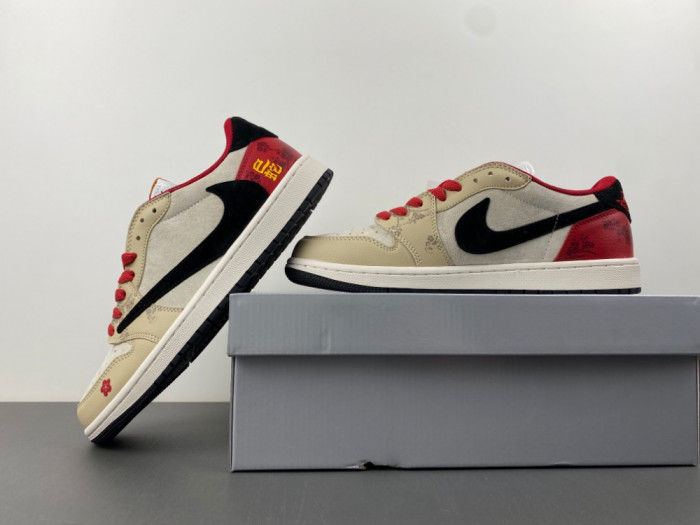 Travis Scott x Fragment Design x Air Jordan 1 Low DM7866-077