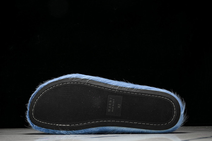 MA SLIDE WHITE FUSSBETT SABOT LOAFERS MAR-021