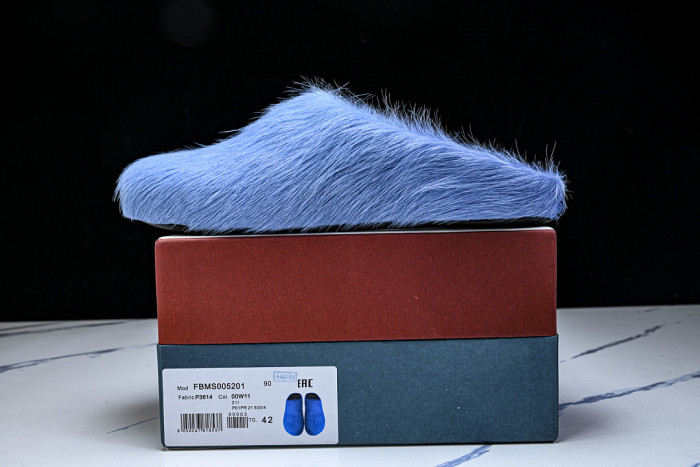 MA SLIDE WHITE FUSSBETT SABOT LOAFERS MAR-021